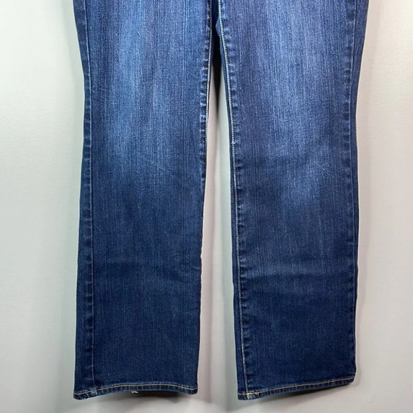 AMERICAN EAGLE Retro Slim Boot Jeans Blue Dark Wash Low Rise 5 Pocket 8 Short - Picture 4 of 11